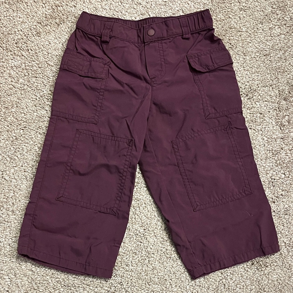 Patagonia Kids Cargo Shorts in Deep Plum
